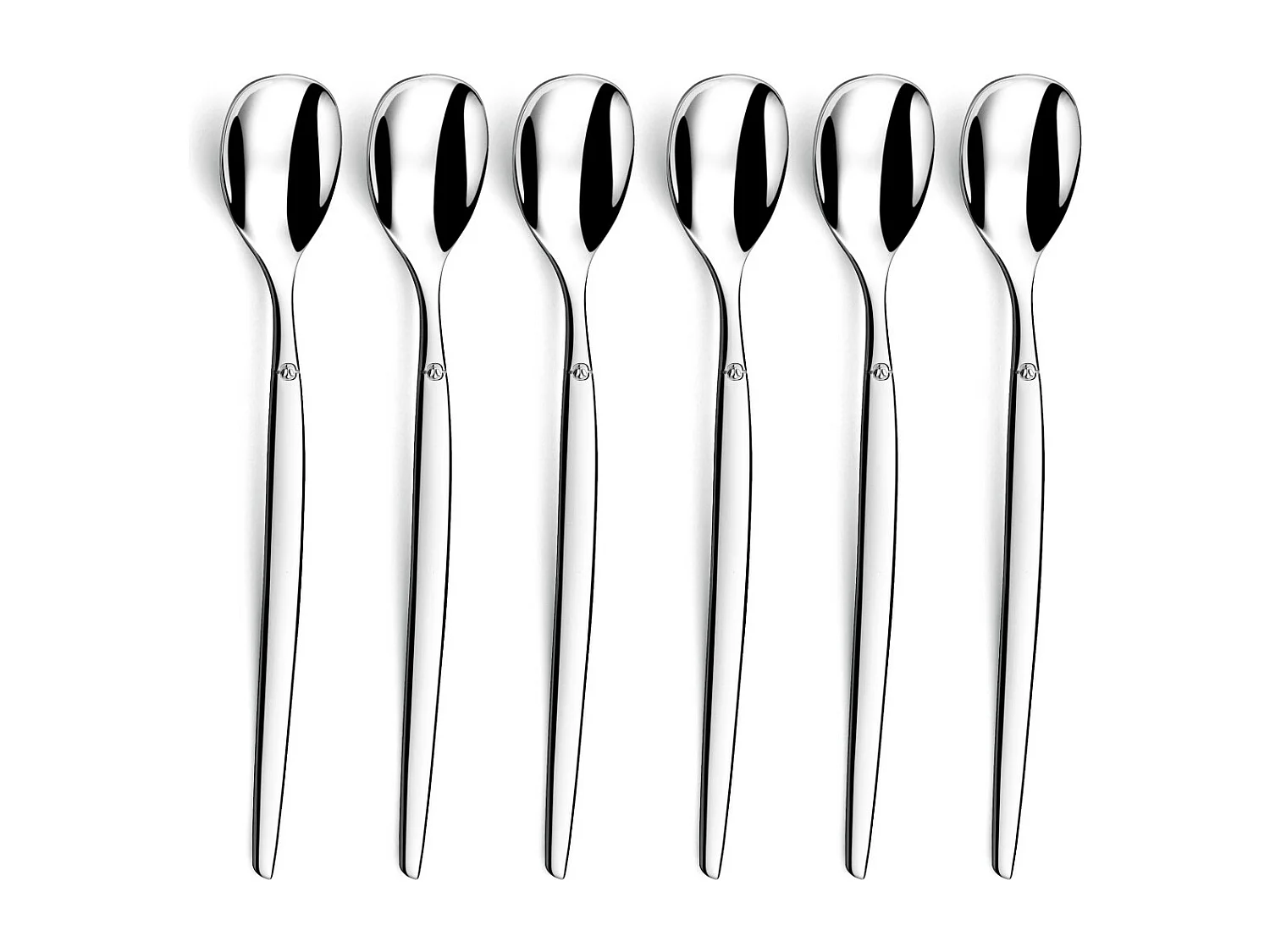 Jet - Juego de 6 cucharas grandes para sorbete