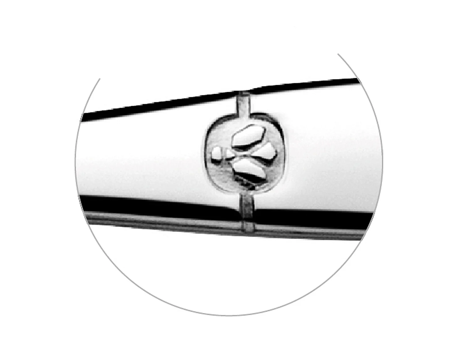 Zestaw 6 łyżek do lodów & mazagran Jet ze stali nierdzewnej Lou Laguiole