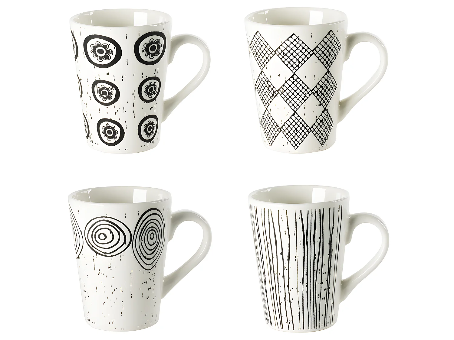 Coffret de 4 tasses Palawan 14 cl