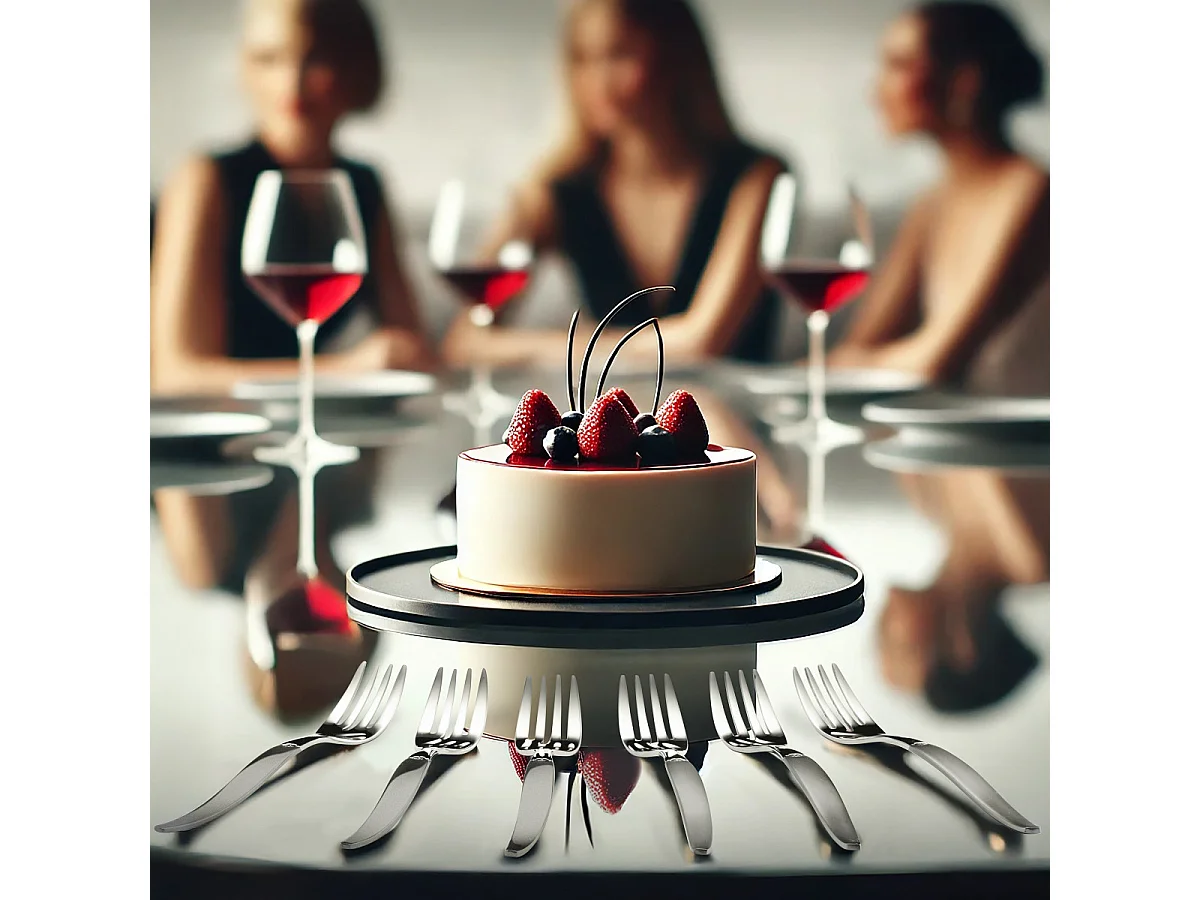 Jet Sablé - 6 fourchettes à gâteau