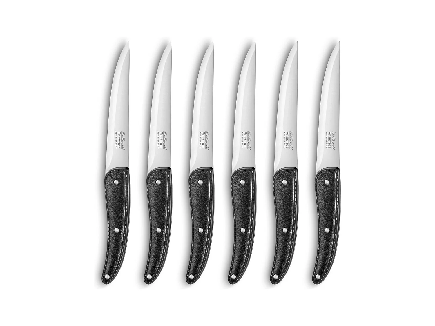 Prestige - Coffret 6 couteaux steak lame lisse