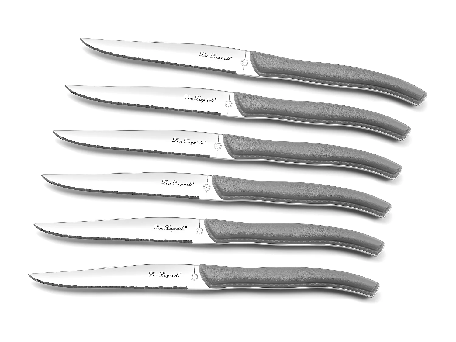 Sky - Coffret 6 couteaux steak Gris