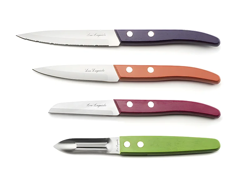 Forest - Set de 4 couteaux Essentiel" Bois teinté"