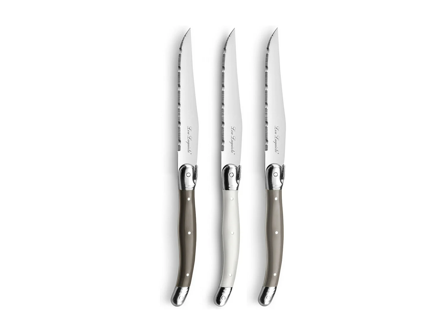 Tradition - Coffret 6 couteaux steak Couleurs mixées