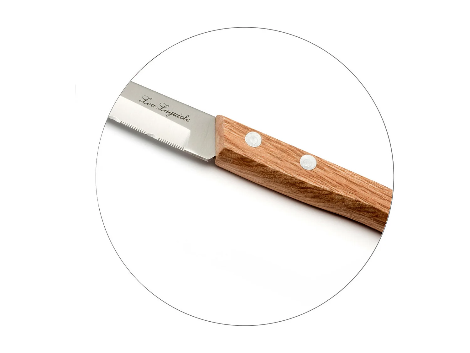 Forest - Set de 4 couteaux Office" Bois naturel"