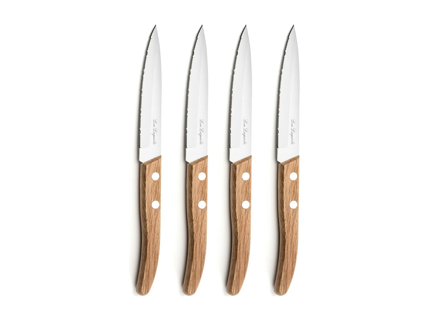 Forest - Set de 4 couteaux Office" Bois naturel"