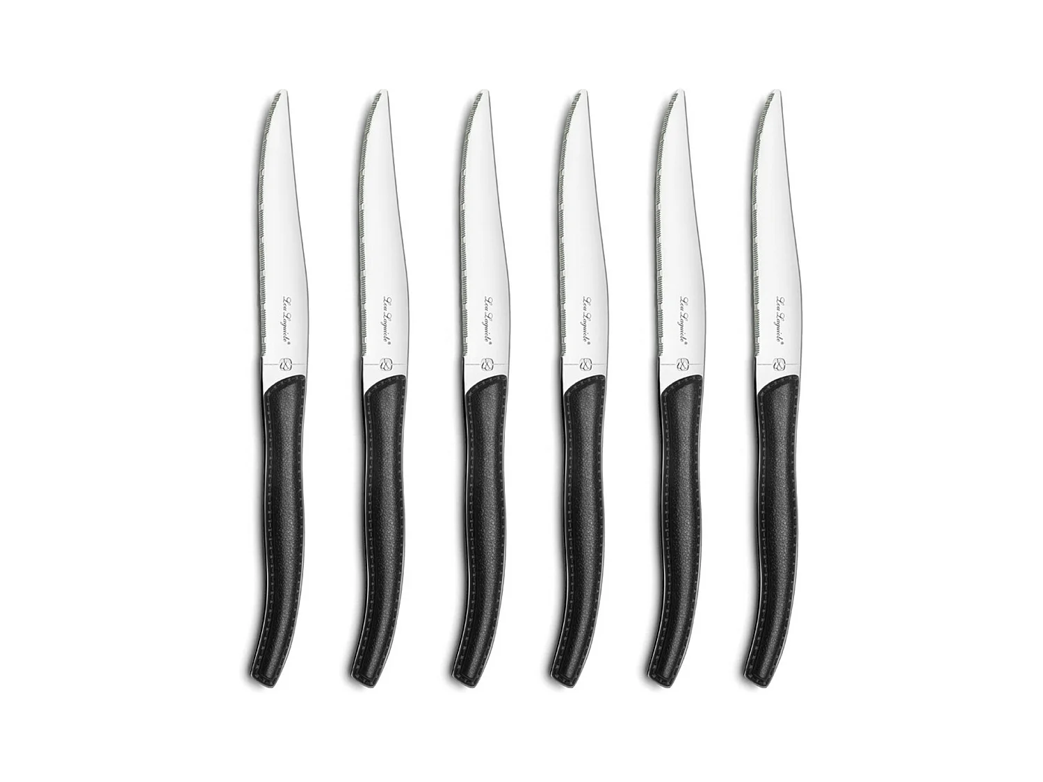 Sky - Coffret 6 couteaux steak Noir