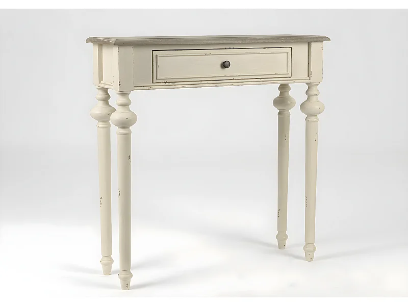 Console 1 tiroir Légende 80x25 bois de Mindi