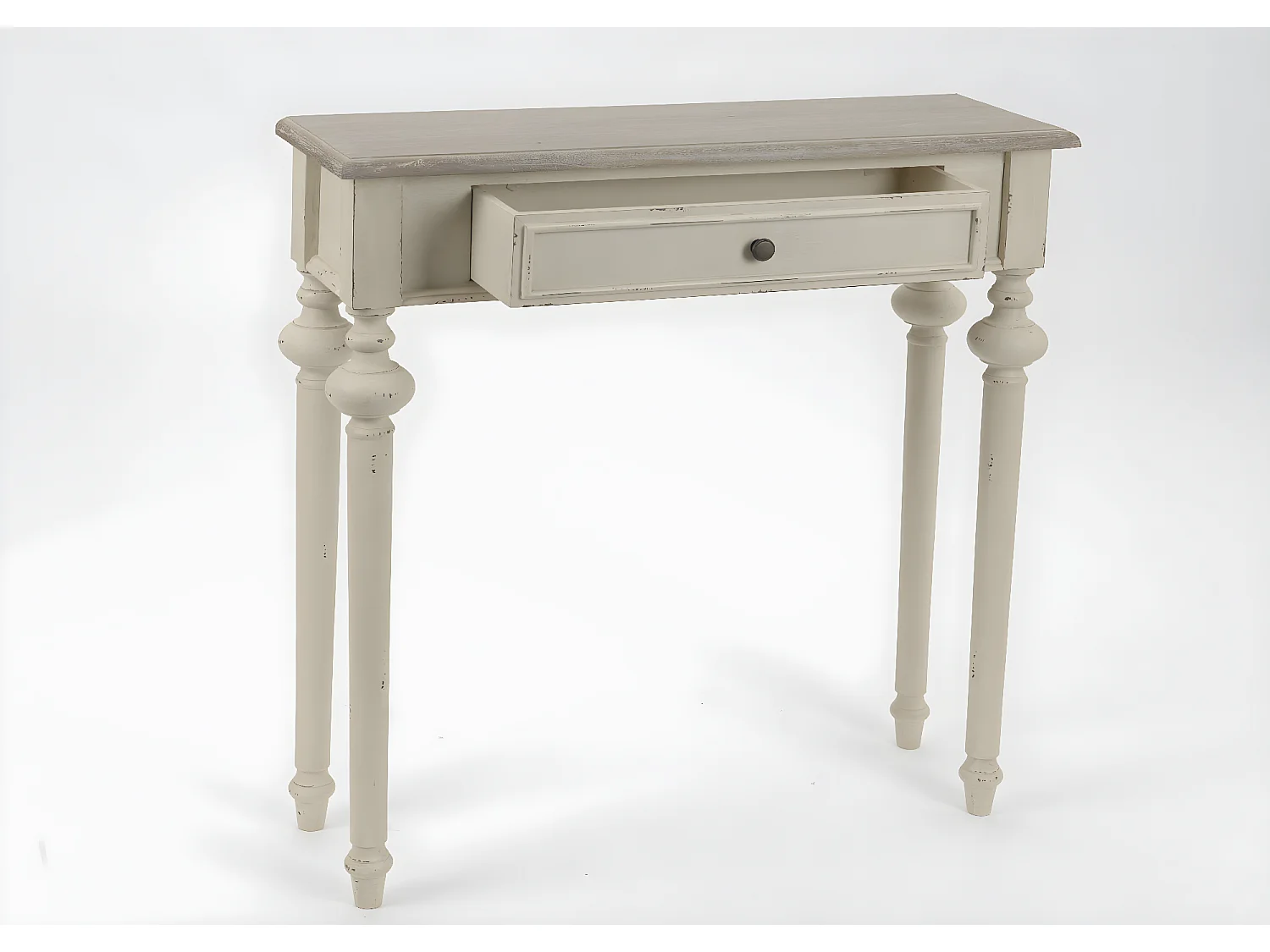 Console 1 tiroir Légende 80x25 bois de Mindi