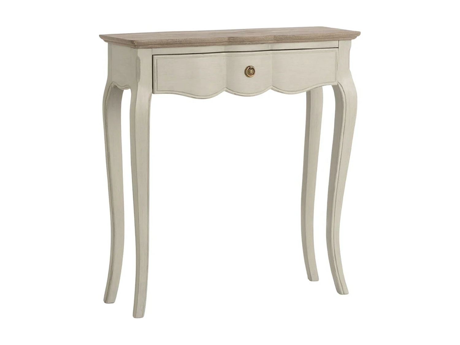 Petite console beige Maddy 80x25 bois de Mindi