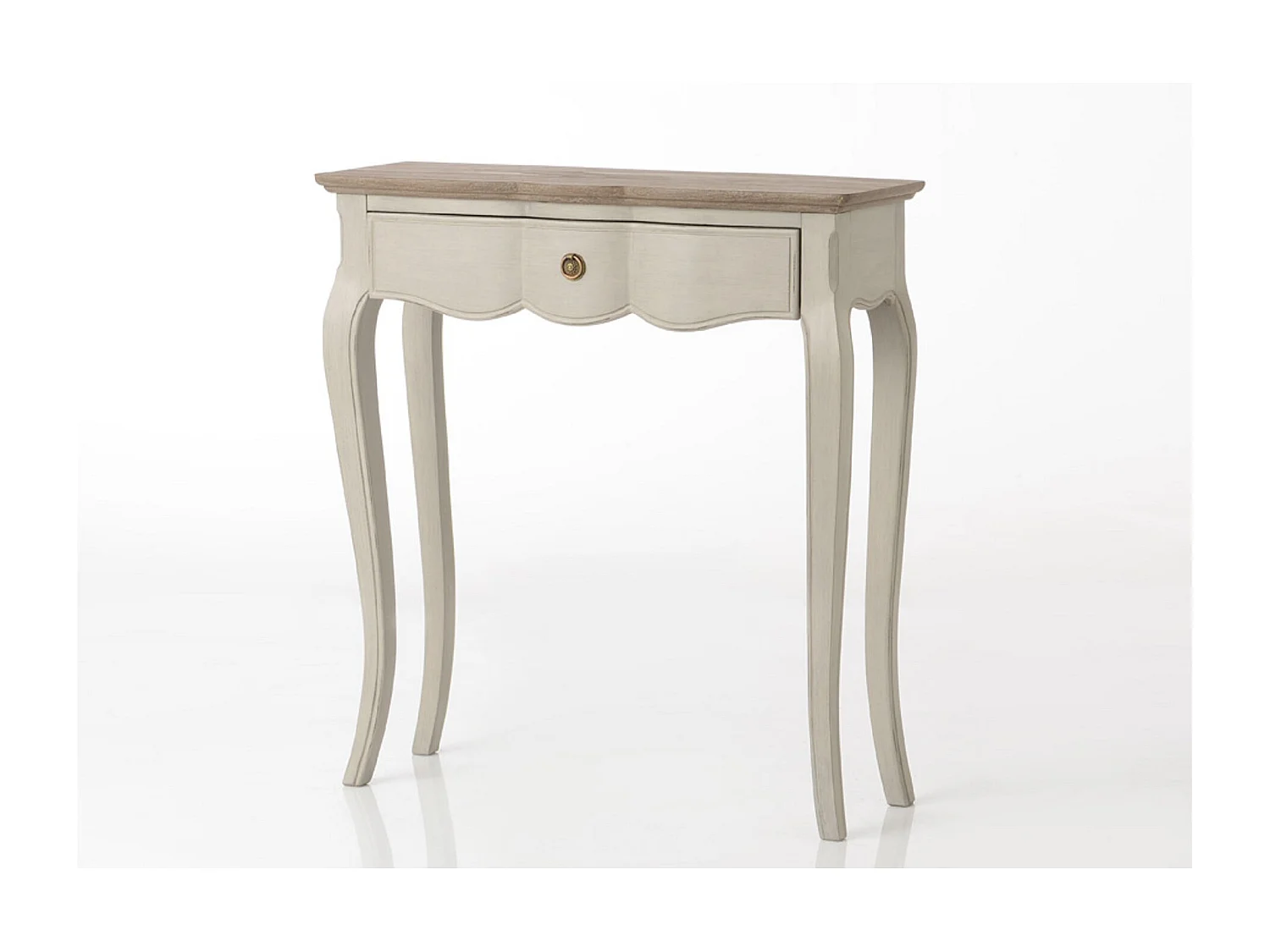 Petite console beige Maddy 80x25 bois de Mindi
