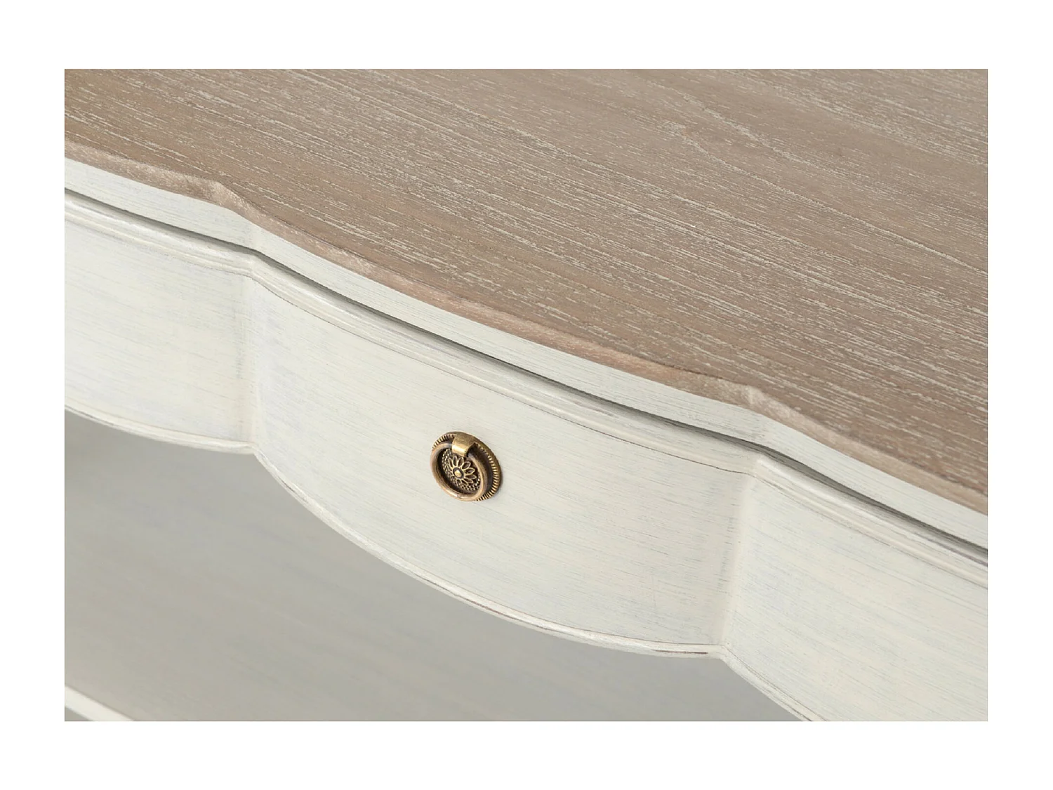 Petite console beige Maddy 80x25 bois de Mindi