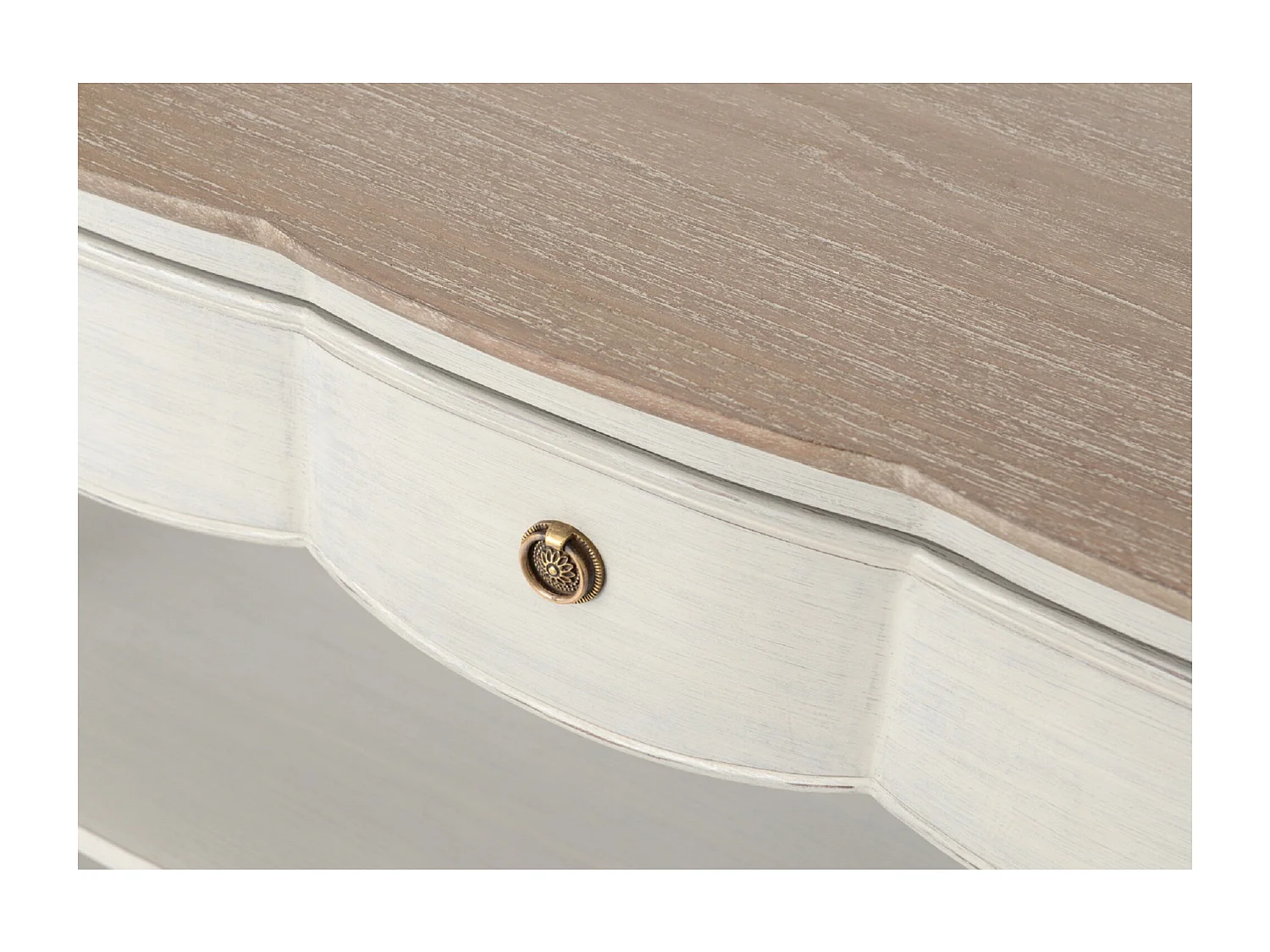 Petite console beige Maddy 80x25 bois de Mindi