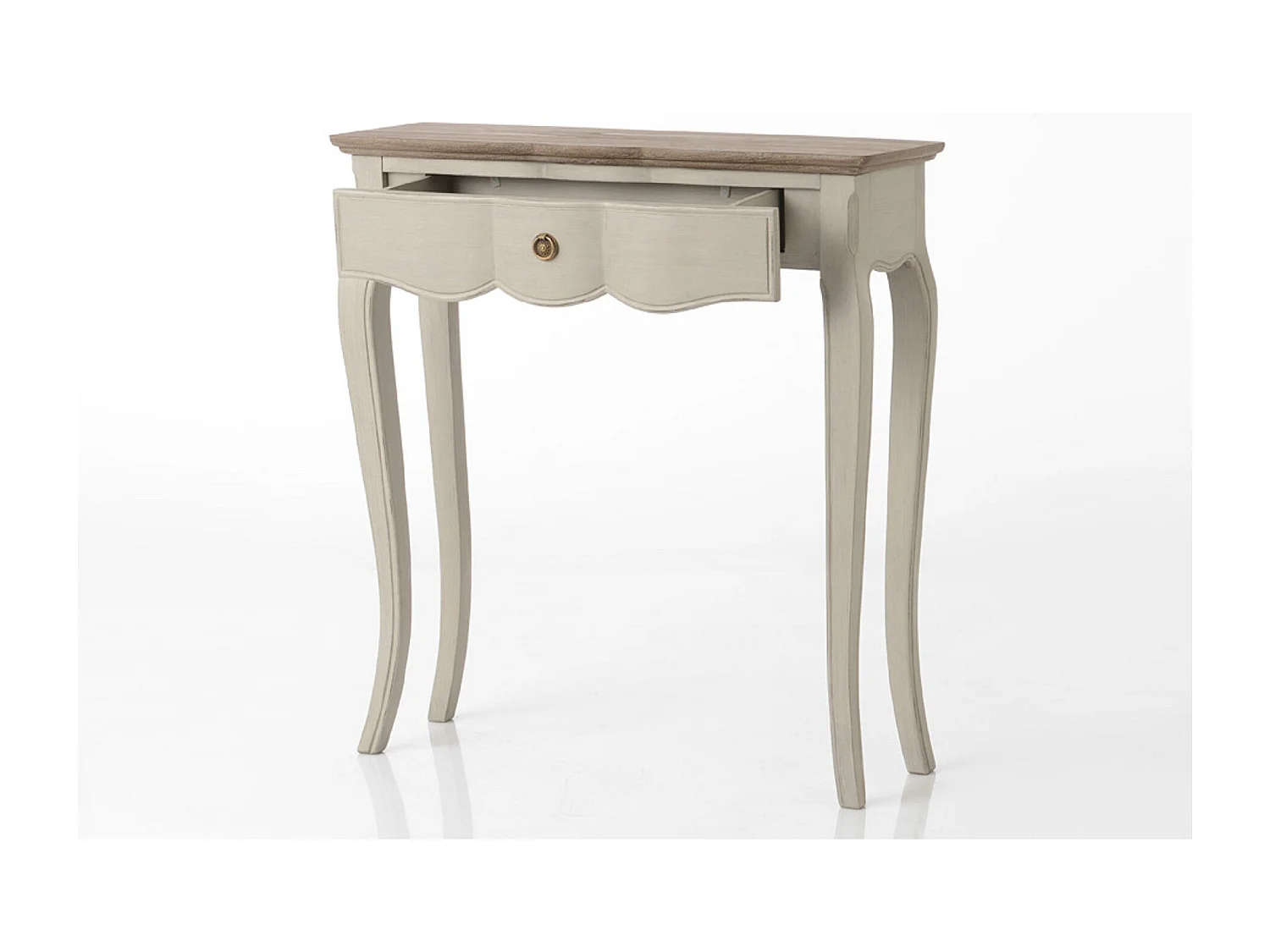 Petite console beige Maddy 80x25 bois de Mindi