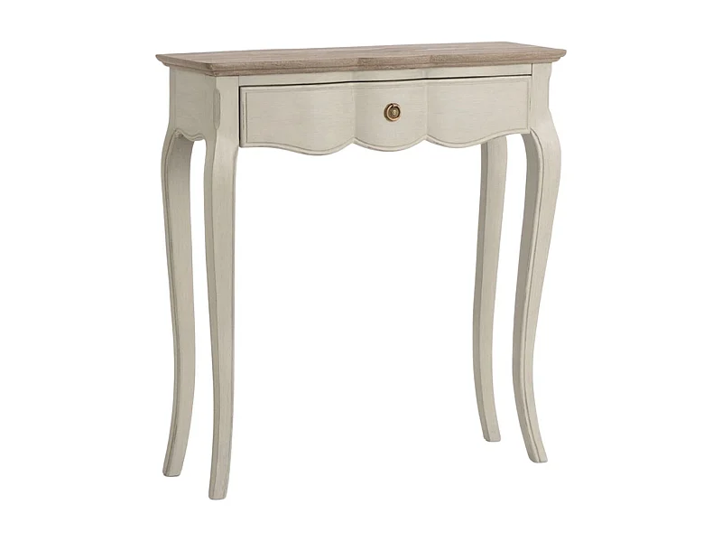 Petite console beige Maddy 80x25 bois de Mindi
