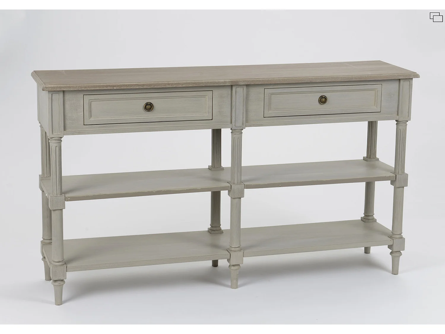 Console drapier Édouard 140x35 bois de Mindi
