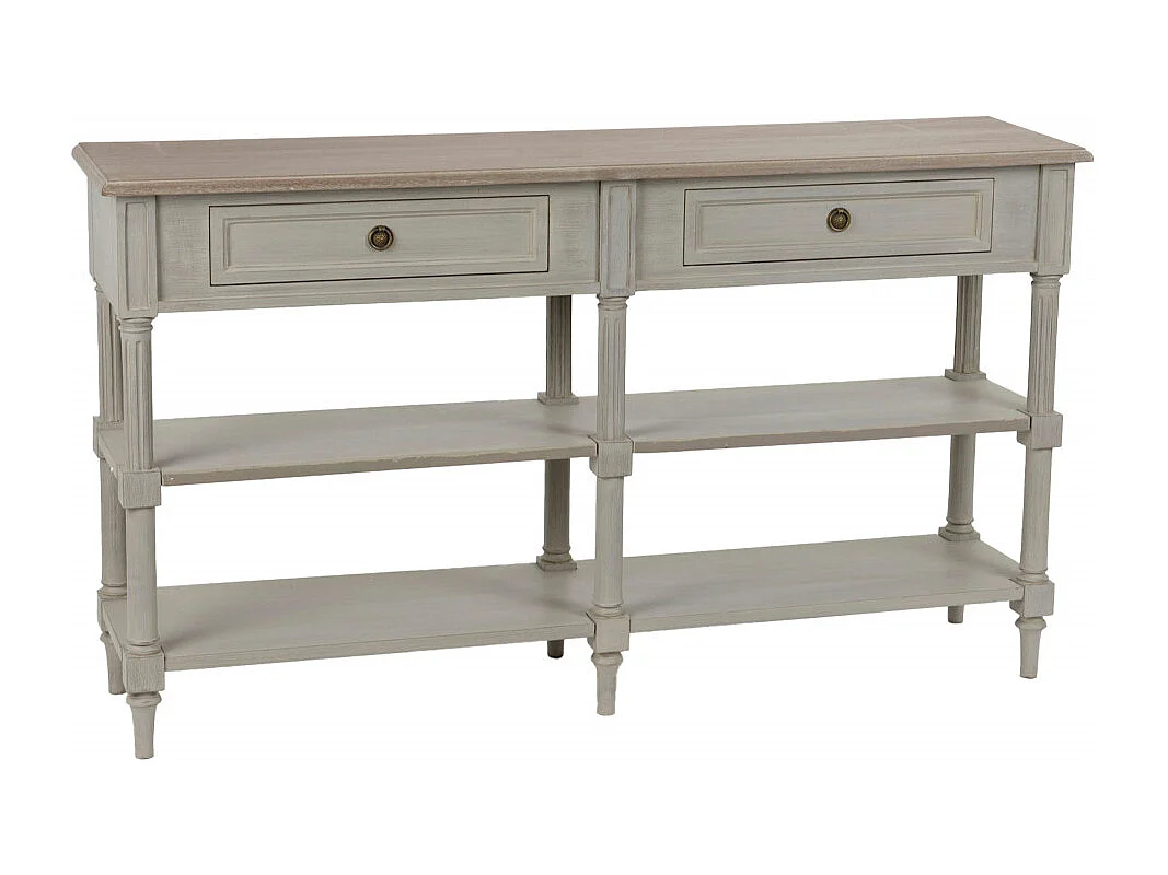 Console drapier Édouard 140x35 bois de Mindi