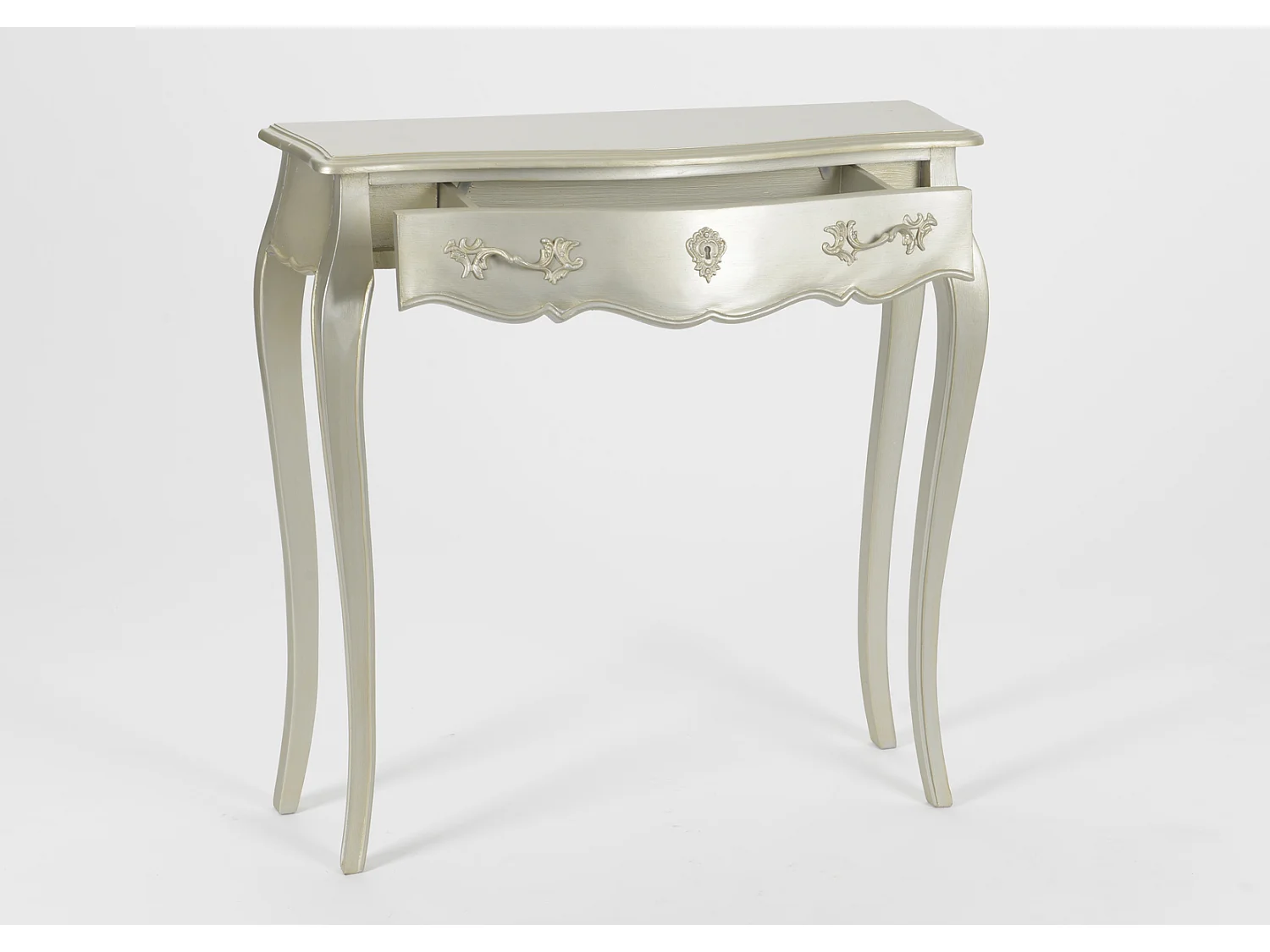 Console antic silver Murano 80x25 bois