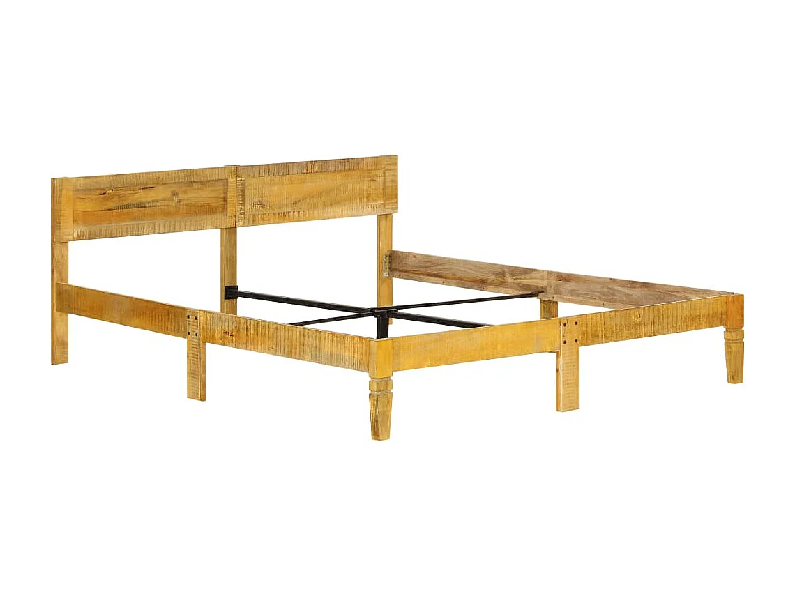 Cadre de lit Bois de manguier massif 180 cm