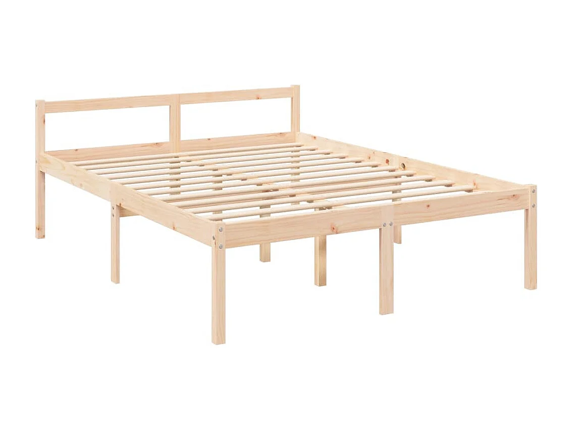 Cadre de lit avec tête de lit 160x200 cm bois massif