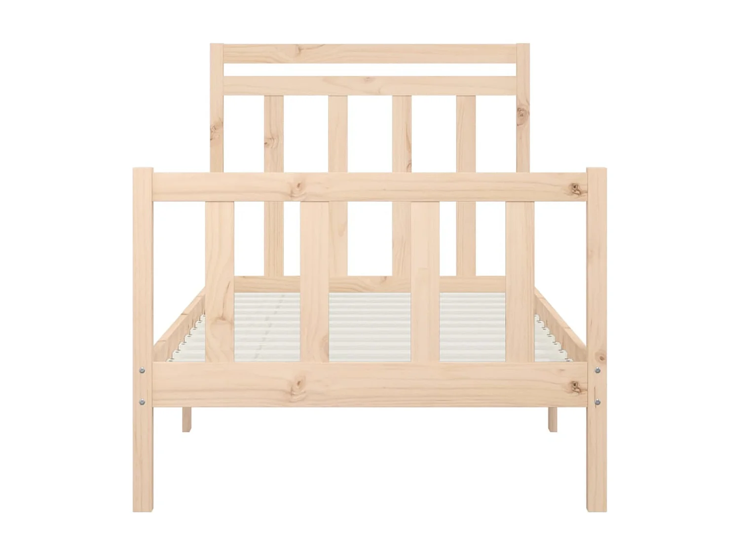 Cadre de lit Bois de pin massif 100x200 cm