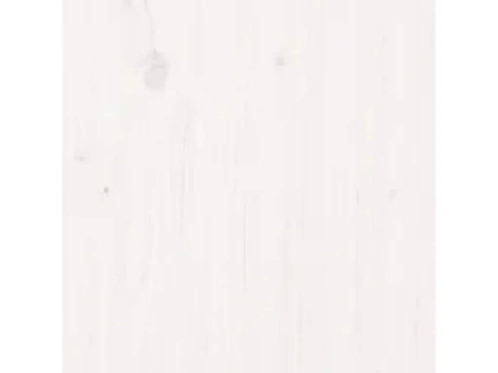 Estructura de cama madera maciza de pino blanca 120x200 cm