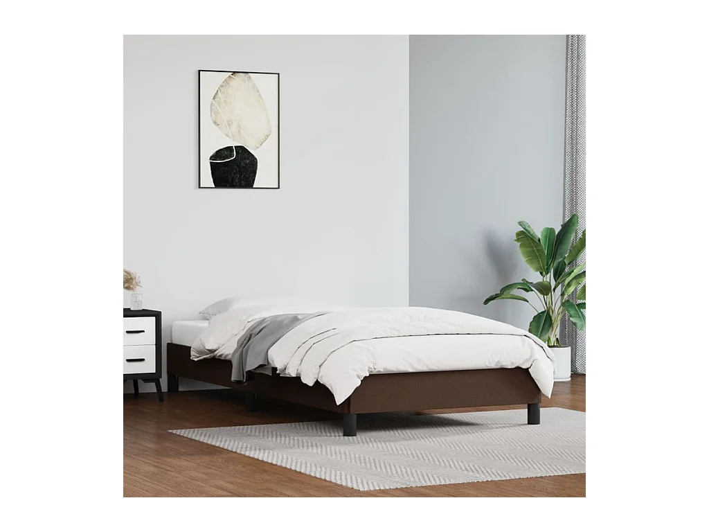 Cadre de lit Marron 80x200 cm Similicuir