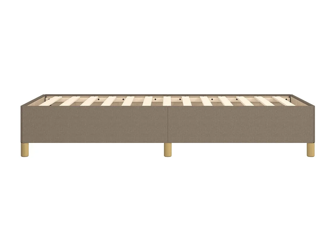 Cadre de lit Taupe 100x200 cm Tissu