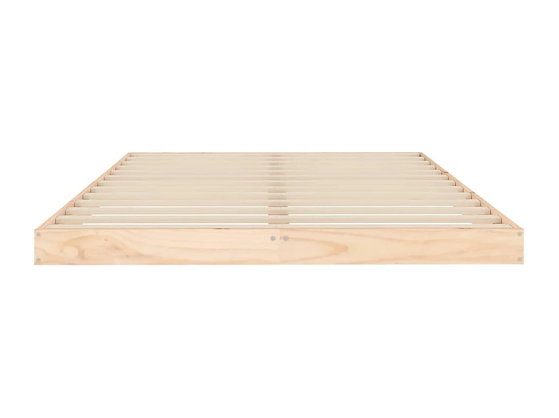 Cadre de lit 120x200 cm bois de pin massif