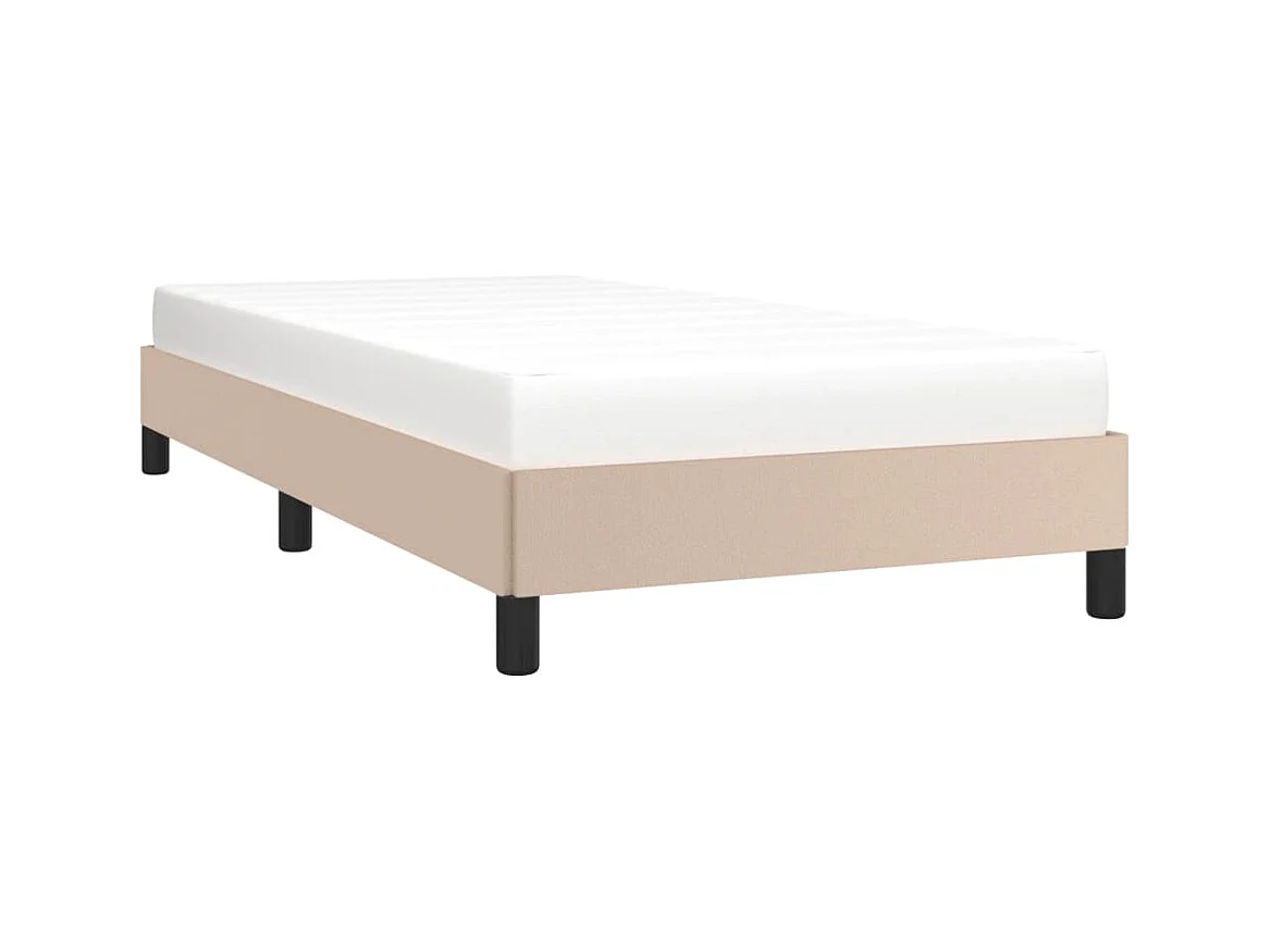 Cadre de lit Cappuccino 90x200 cm Similicuir