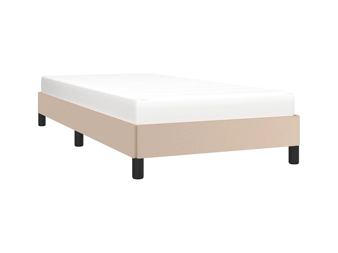 Cadre de lit Cappuccino 90x200 cm Similicuir