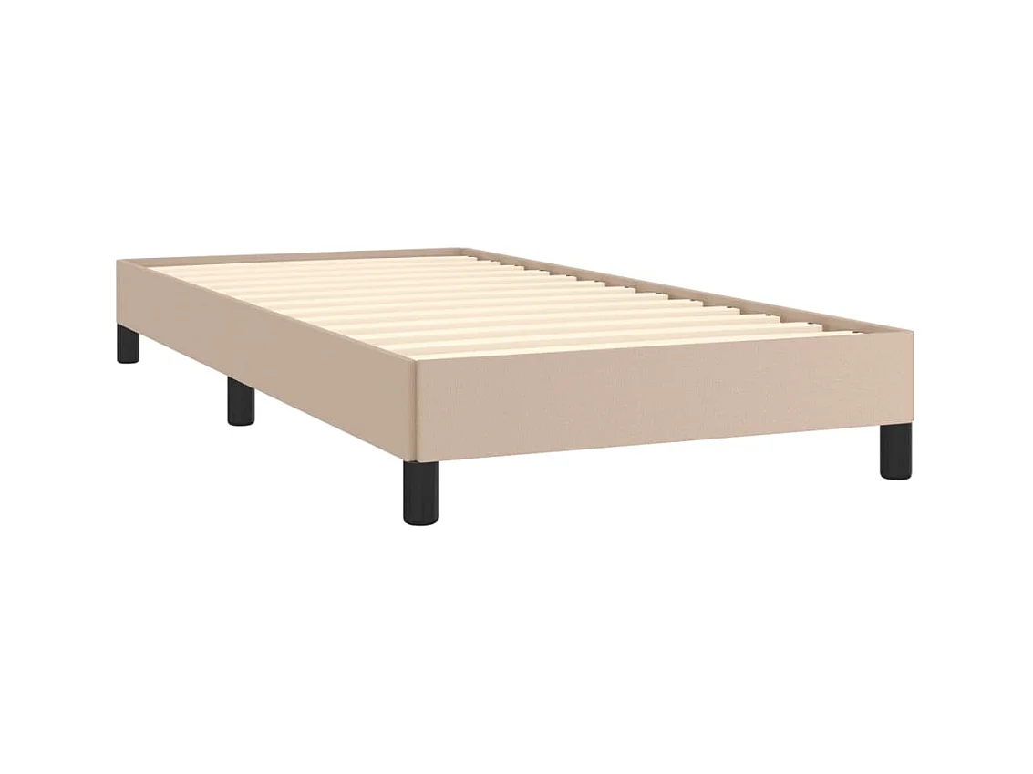 Cadre de lit Cappuccino 90x200 cm Similicuir