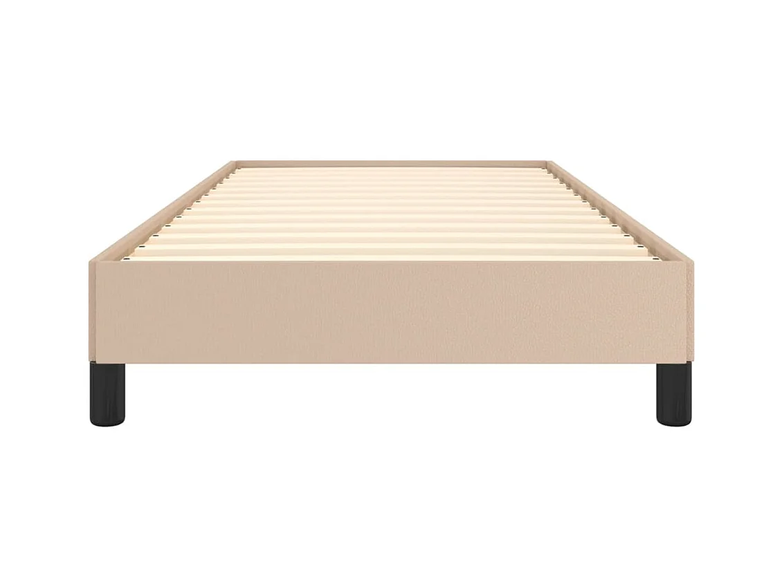 Cadre de lit Cappuccino 90x200 cm Similicuir