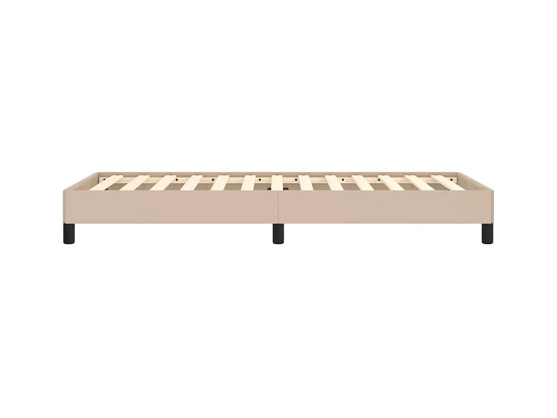 Cadre de lit Cappuccino 90x200 cm Similicuir