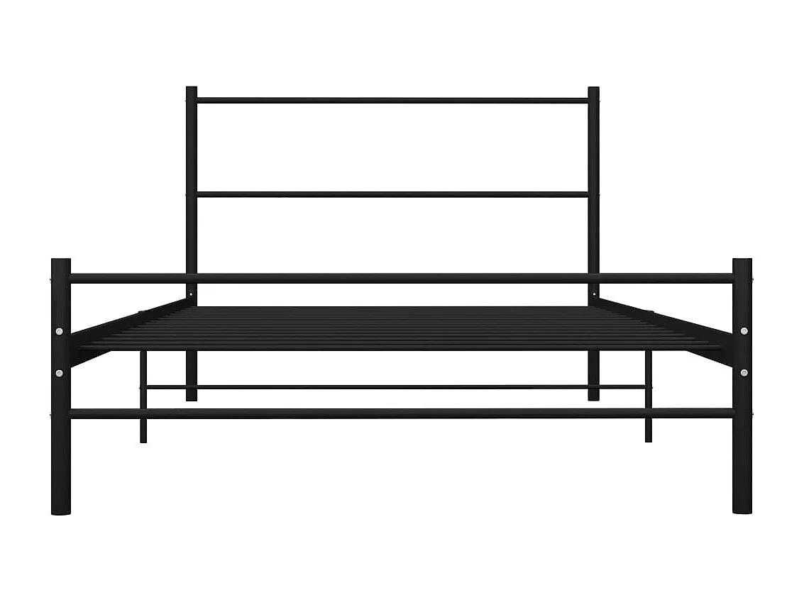 Estrutura de cama 90x200 cm metal preto