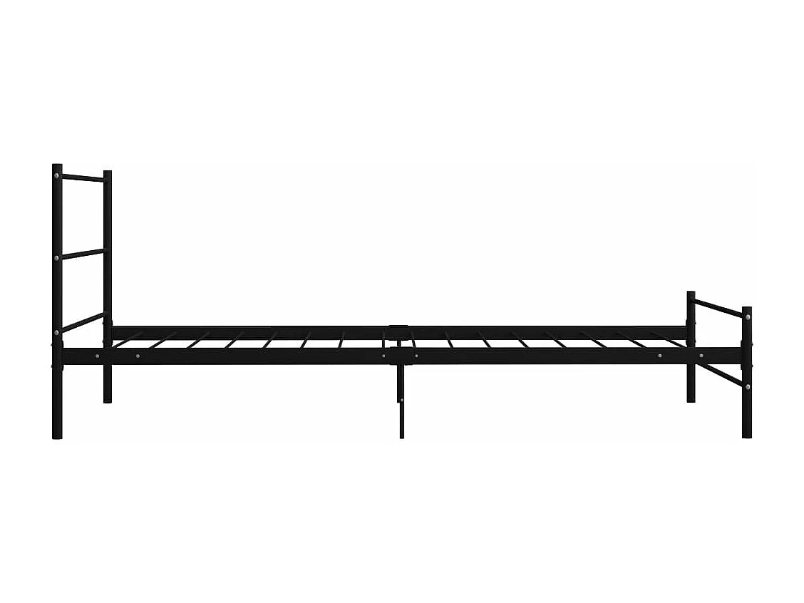 Estrutura de cama 90x200 cm metal preto
