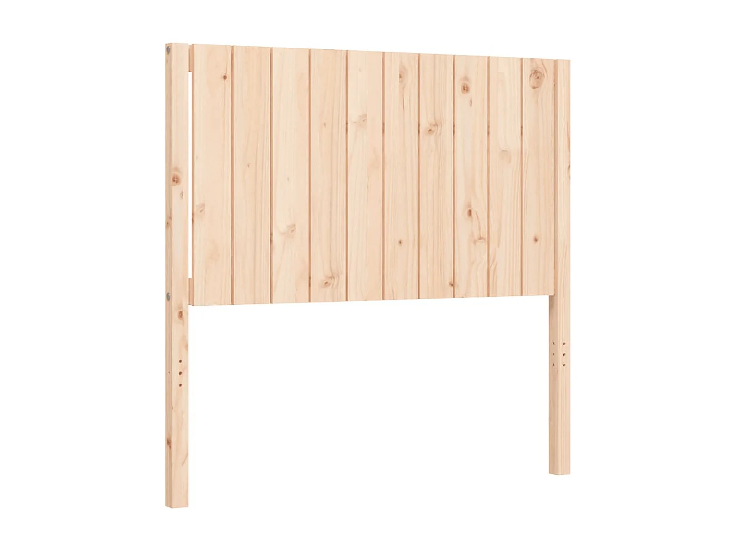 Estrutura de cama com cabeceira 100x200 cm madeira maciça