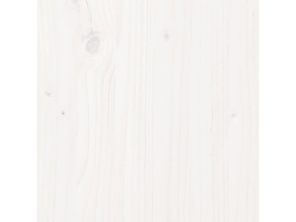 Estructura de cama madera maciza de pino blanco 90x190 cm