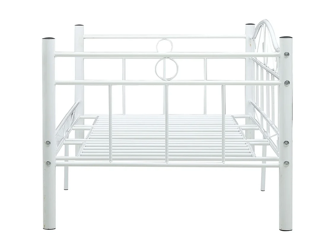 Estrutura sofá-cama 90x200 cm metal branco