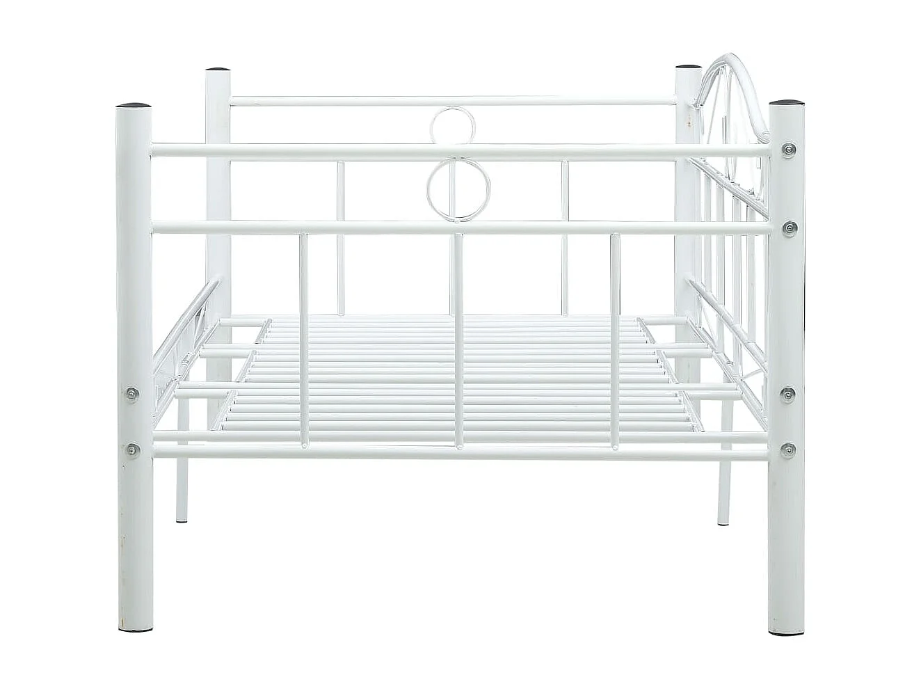 Estrutura sofá-cama 90x200 cm metal branco