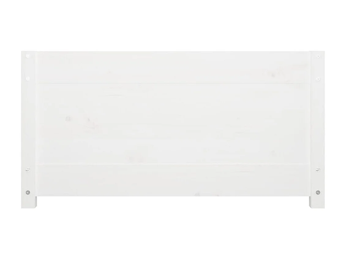 Sofá-cama de solteiro 90x190 cm madeira de pinho maciça branco