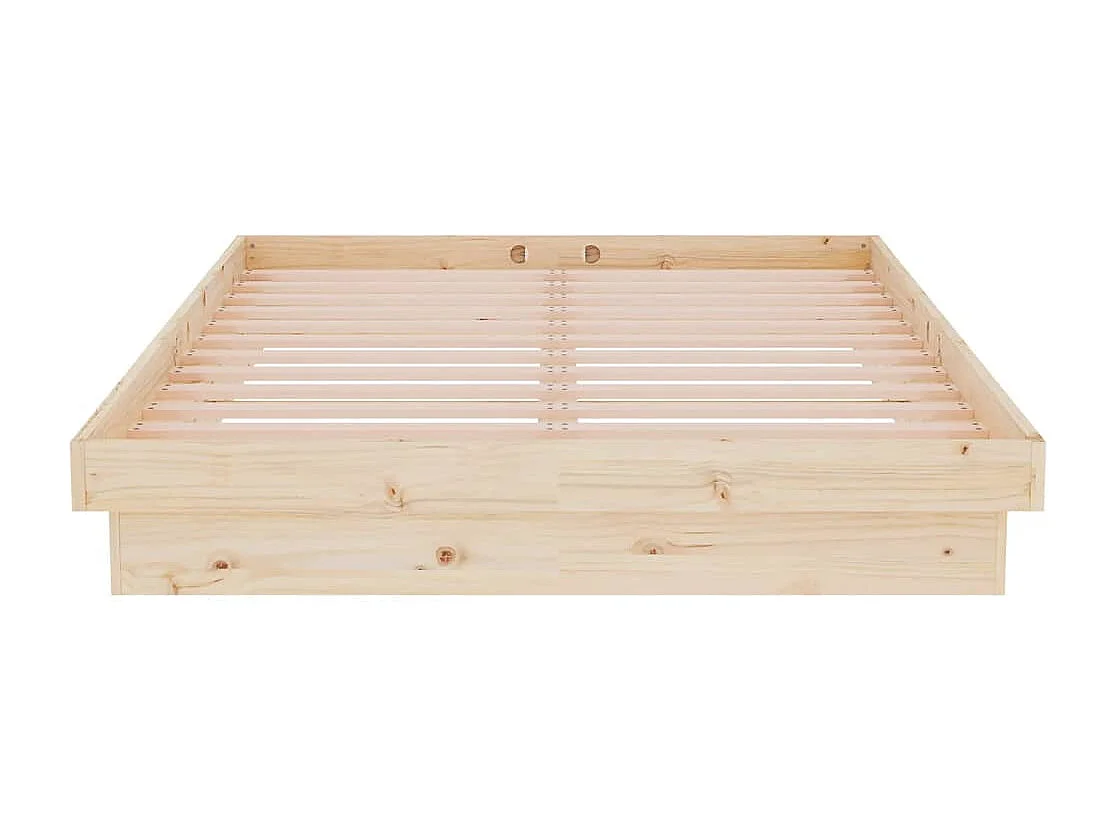 Cadre de lit Bois massif 120x200 cm