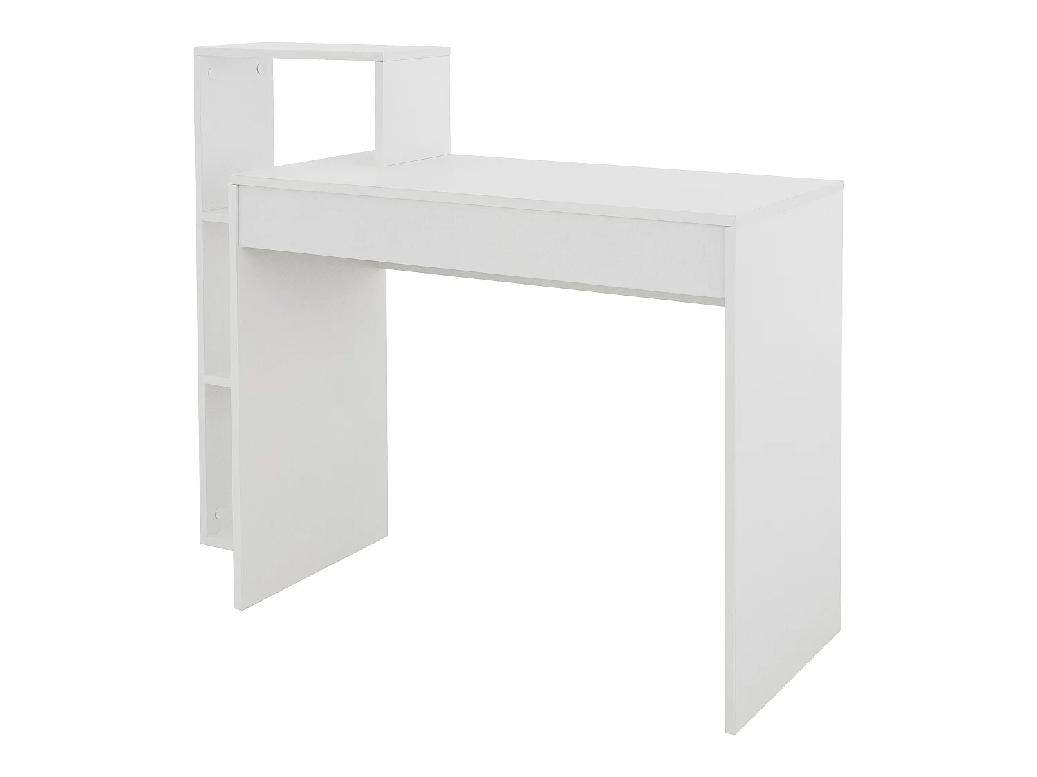 Escritorio con balda 110x72x40 cm Blanco en madera ML-DESIGN