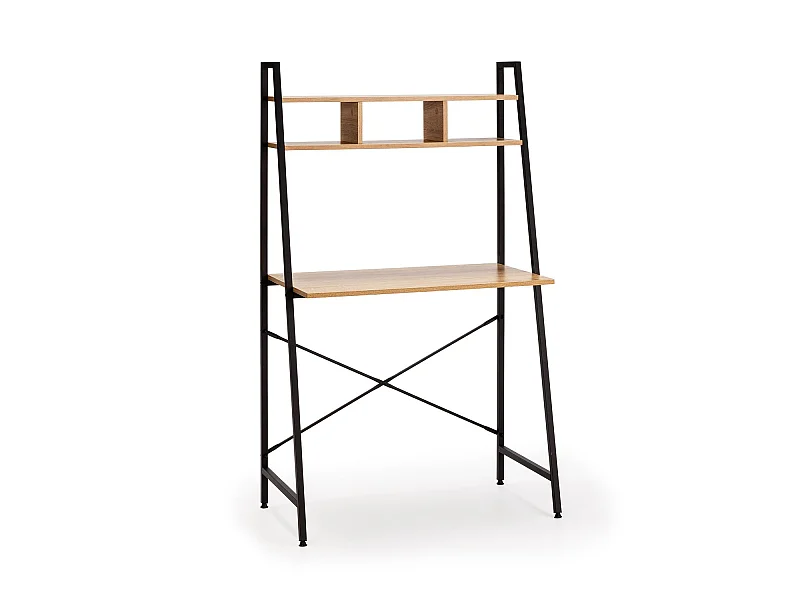 Scrivania Blanca 1 ripiano nera, 84 cm (larghezza)