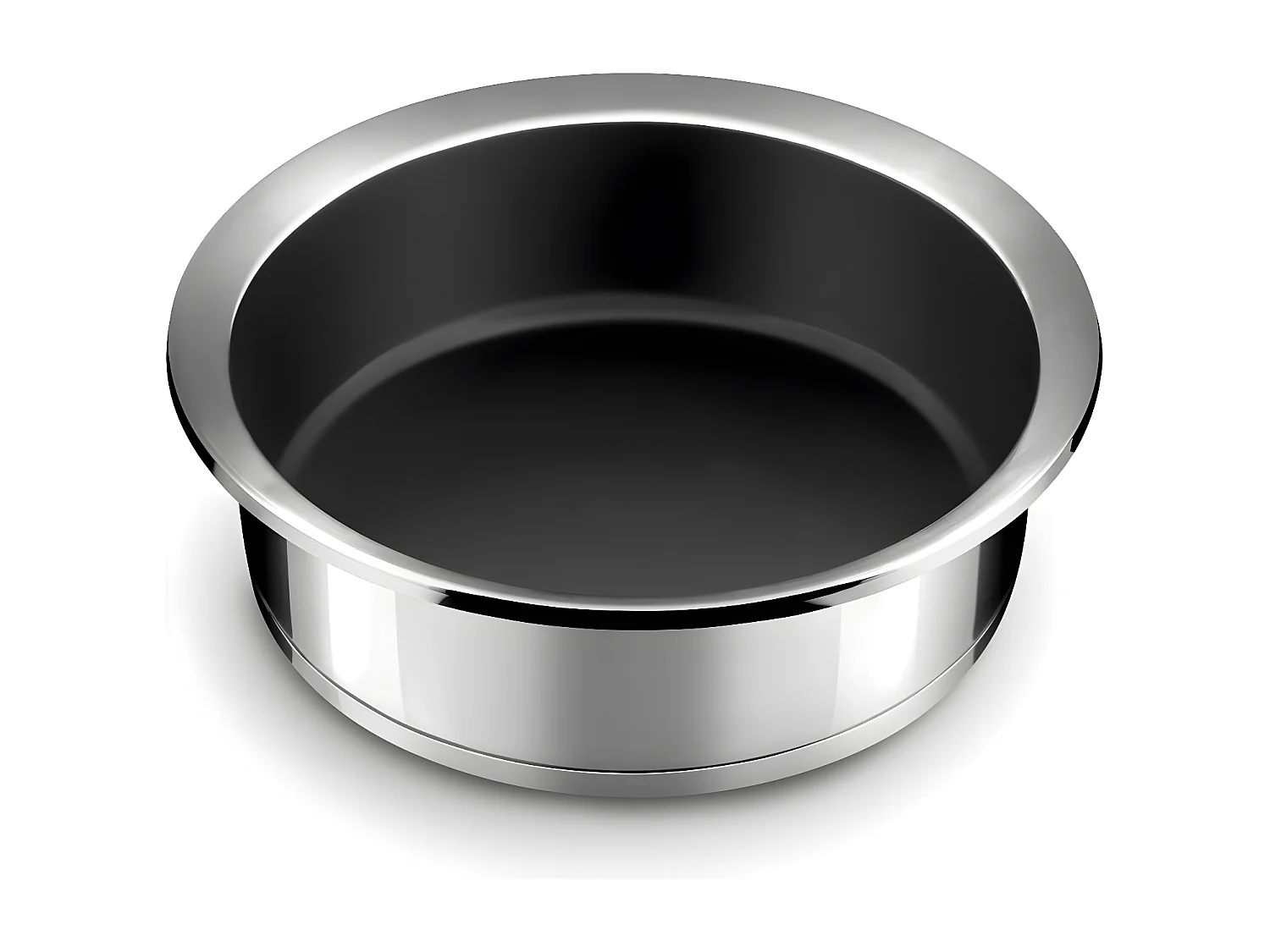 Ycône - Sauteuse 24cm inox revêtement Greblon C3