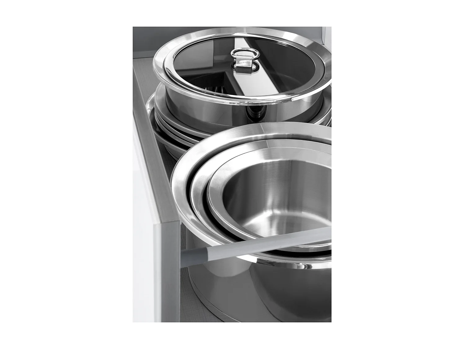 Ycône - Sauteuse 24cm inox revêtement Greblon C3