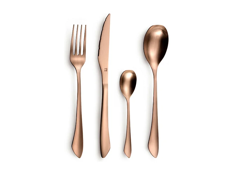 Set posate 16 pezzi Instinct Cuivre Mat Amefa - Posate in acciaio inossidabile