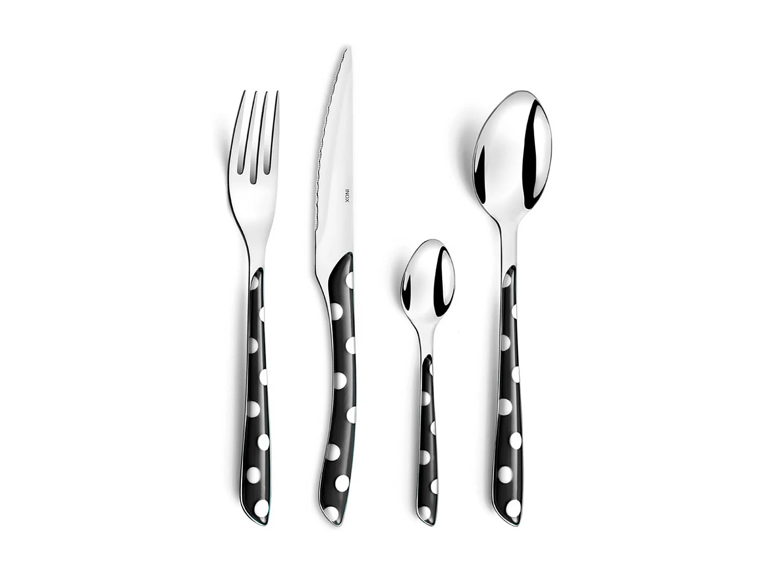 Eclat Pois - Coffret 24 pièces Noir