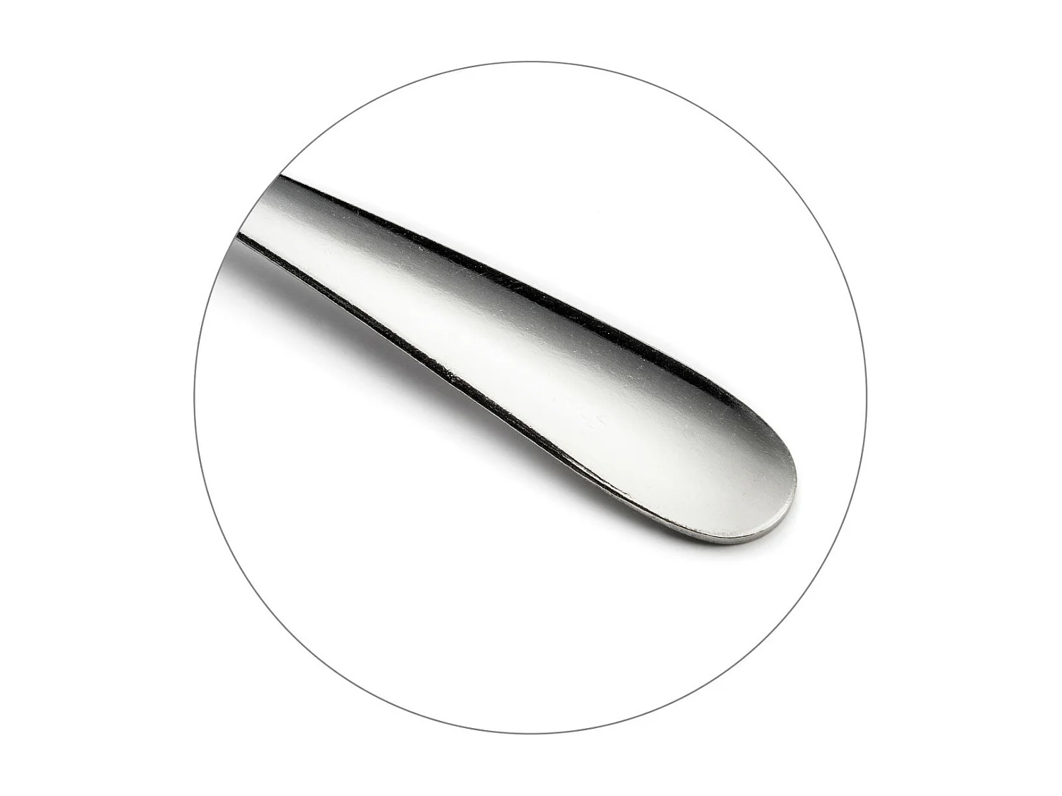 Juego de cubiertos Nymphéa de 24 piezas de acero inoxidable con líneas curvas y fluidas