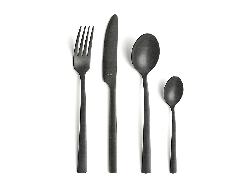 Manille - Ménagère 16 pièces Noir